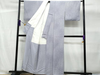 平和屋着物■上質な小紋 小花尽くし 暈し染め 正絹 逸品 未使用 CABG4885fb