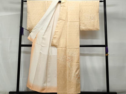 平和屋着物■訪問着 刺繍 絞り 舞花文 やまと誂製 正絹 逸品 CABG4895fb