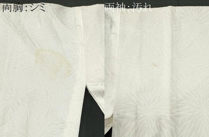 平和屋着物■長襦袢　無双仕立て　菊地紋　三越扱い　正絹　逸品　CABG4901fb