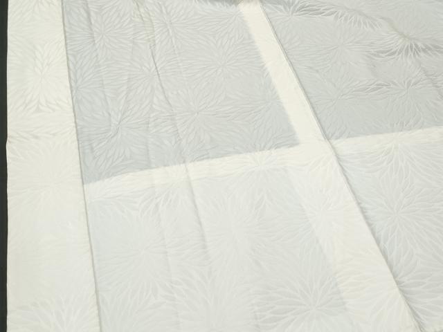 平和屋着物■長襦袢　無双仕立て　菊地紋　三越扱い　正絹　逸品　CABG4901fb