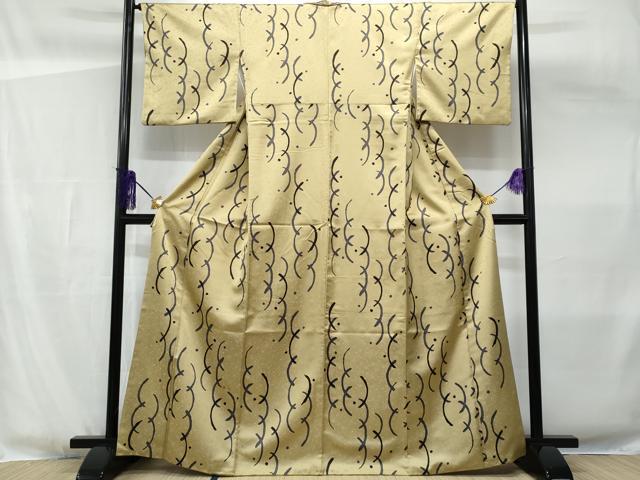 平和屋着物■小紋　露芝文　洗える着物　CABG4923fb