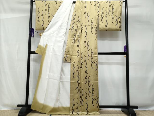 平和屋着物■小紋　露芝文　洗える着物　CABG4923fb