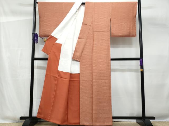 平和屋着物■江戸小紋 青海波 正絹 逸品 未使用 CABG4940fb