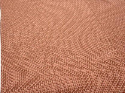 平和屋着物■江戸小紋 青海波 正絹 逸品 未使用 CABG4940fb