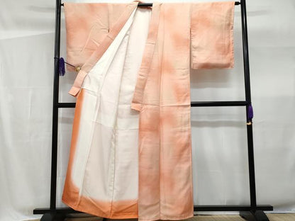 平和屋着物■上質な小紋 菊青街は 暈し染め 正絹 逸品 未使用 CABG4960fb