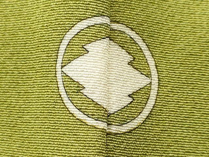平和屋着物■上質な色無地 青丹色 正絹 逸品 CABG4961fb