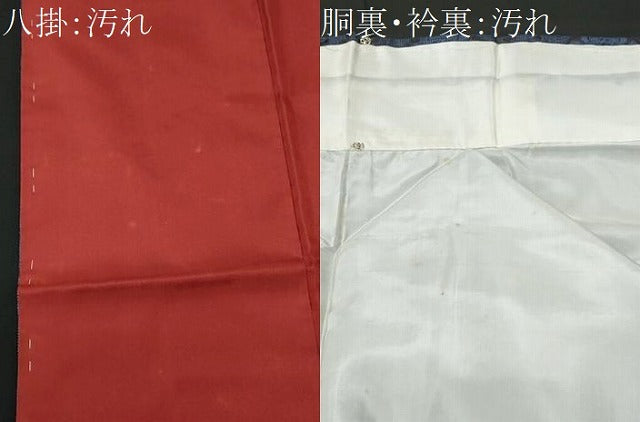 平和屋着物■本場大島紬 菱花文 正絹 逸品 CABG4963fb