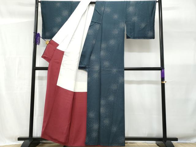 平和屋着物■上質な小紋 大小霰 正絹 逸品 CABG4965fb