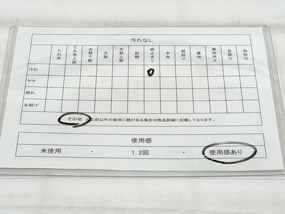 平和屋着物◎六通柄袋帯　唐織　立波地紙雪輪花文　金糸　正絹　逸品　CABG5024fb