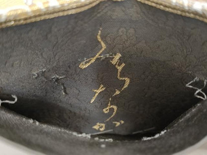 平和屋着物◎六通柄袋帯　唐織　道長文　金糸　正絹　逸品　CABG5036fb