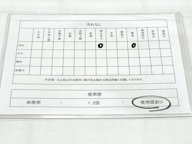 平和屋着物◎六通柄袋帯　立波文　金糸　正絹　逸品　CABG5122fb