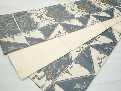 平和屋着物◎六通柄袋帯　朝露　正絹　逸品　CABG5127fb