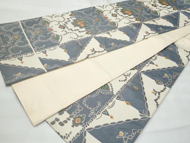平和屋着物◎六通柄袋帯　朝露　正絹　逸品　CABG5127fb