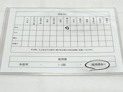 平和屋着物◎六通柄袋帯　流水文　金銀糸　正絹　逸品　CABG5164fb