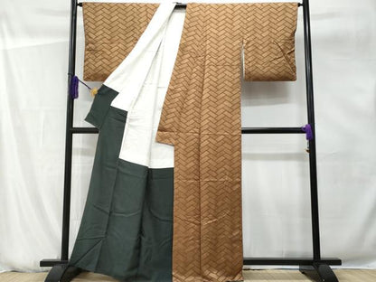平和屋着物■上質な小紋　檜垣文　正絹　逸品　CABG5192fb