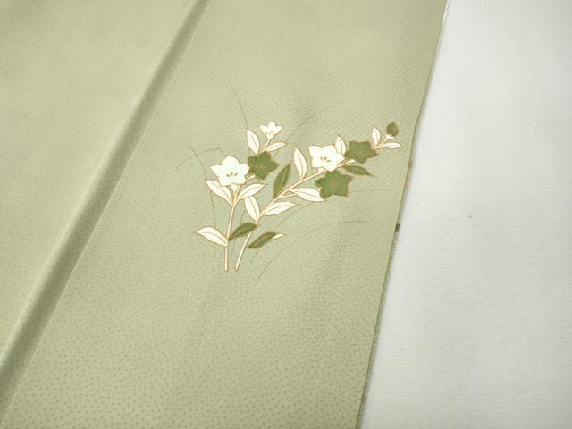 平和屋着物●訪問着　枝花文　暈し染め　金彩　鈴乃屋扱い　正絹　逸品　CABG5204ut