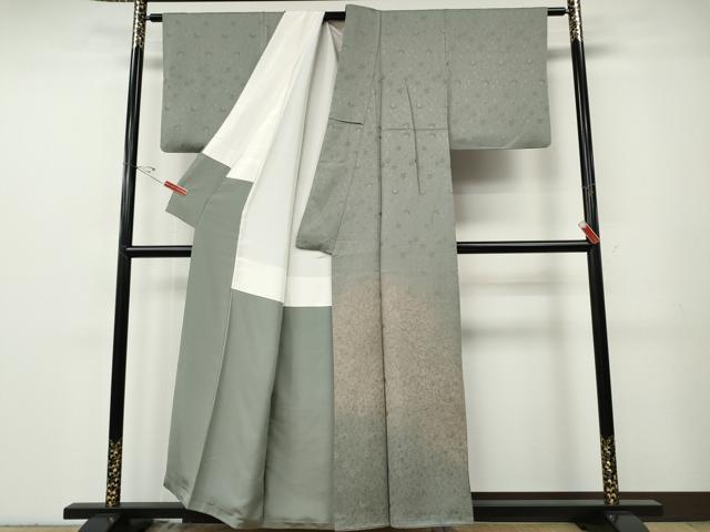 平和屋着物●色留訪問着　枝桜文　暈し染め　金彩　正絹　逸品　CABG5224ut