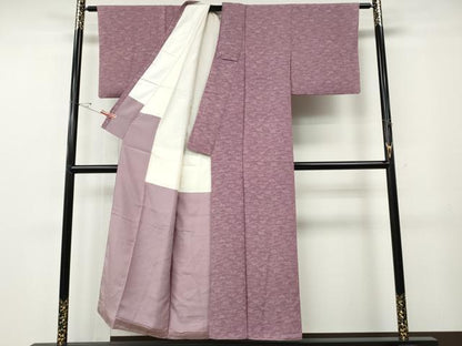 平和屋着物●重要無形文化財　人間国宝　中村勇二郎　江戸小紋　唐獅子　正絹　逸品　CABG5226ut
