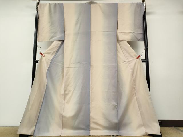 平和屋着物●紅花紬　米沢　霞文　ロング丈　正絹　逸品　未使用　CABG5229ut