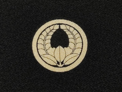 平和屋着物●金彩友禅　卓越技能者・名工・和田光正　黒留袖　エ霞扇面草花文　暈し染め　金彩　正絹　逸品　CABG5236ut