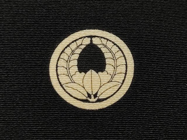 平和屋着物●金彩友禅　卓越技能者・名工・和田光正　黒留袖　エ霞扇面草花文　暈し染め　金彩　正絹　逸品　CABG5236ut