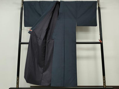 平和屋着物●男性　紬　120亀甲　総詰め　正絹　逸品　CABG5237ut