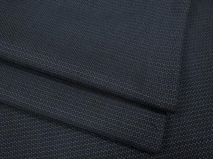 平和屋着物●男性　紬　120亀甲　総詰め　正絹　逸品　CABG5237ut