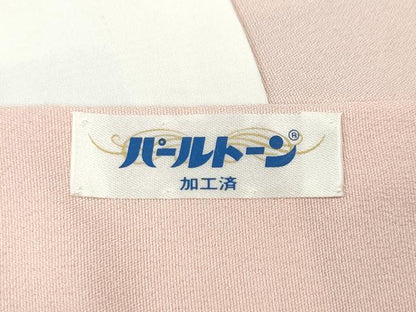 平和屋着物●訪問着　駒刺繍　絞り　エ霞草花文　金彩　正絹　逸品　CABG5240ut