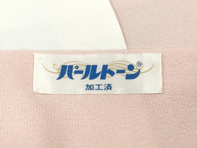 平和屋着物●訪問着　駒刺繍　絞り　エ霞草花文　金彩　正絹　逸品　CABG5240ut