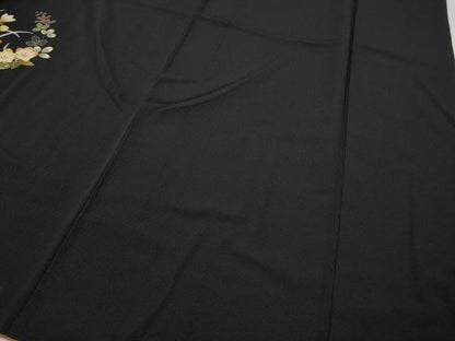 平和屋着物●訪問着　草花文　やまと誂製　正絹　逸品　CABG5244ut