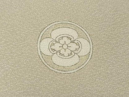 平和屋着物●豪華色留袖　駒刺繍　芝草花文　金彩　正絹　逸品　CABG5245ut