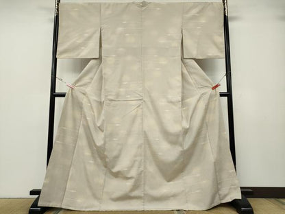 平和屋着物●本塩沢　吉祥文　伊勢丹扱い　正絹　逸品　CABG5253ut