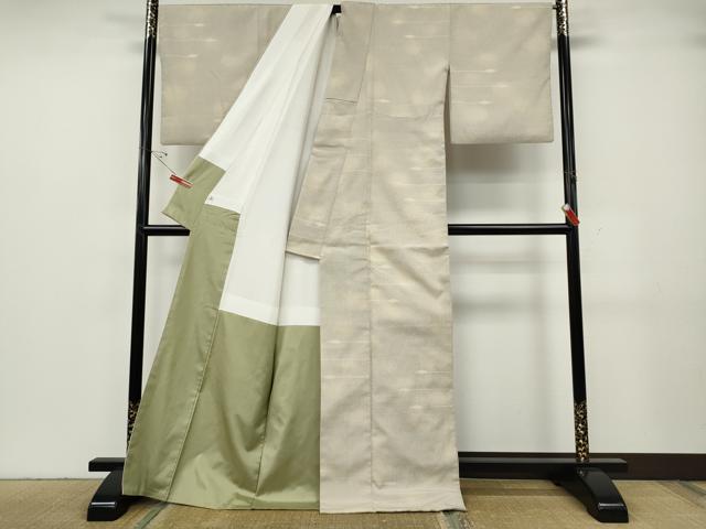 平和屋着物●本塩沢　吉祥文　伊勢丹扱い　正絹　逸品　CABG5253ut