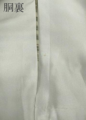 平和屋着物●上質な紬　市松横段文　正絹　逸品　CABG5256ut
