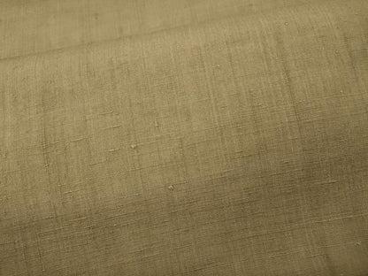 平和屋着物●本場結城紬　重要無形文化財　結城紬　榛色　正絹　逸品　CABG5259ut