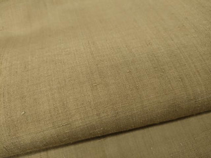 平和屋着物●本場結城紬　重要無形文化財　結城紬　榛色　正絹　逸品　CABG5259ut