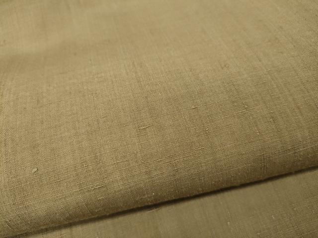 平和屋着物●本場結城紬　重要無形文化財　結城紬　榛色　正絹　逸品　CABG5259ut