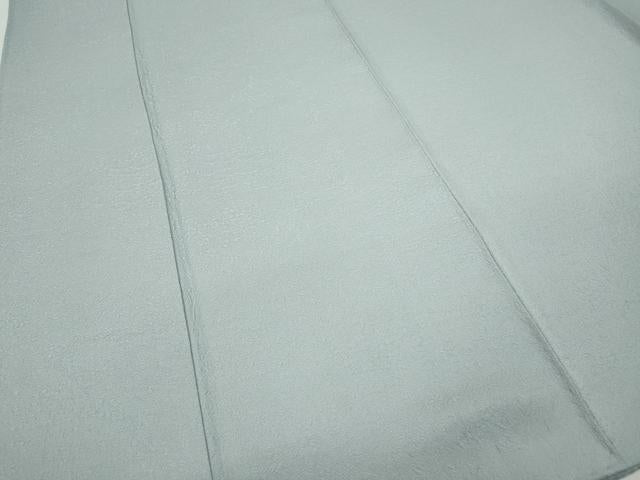 平和屋着物●上質な色無地　草花地紋　月白色　正絹　逸品　CABG5260ut