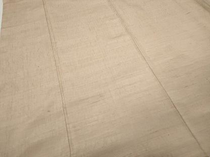 平和屋着物●上質な紬　色無地　洗柿色　高島屋扱い　正絹　逸品　CABG5261ut