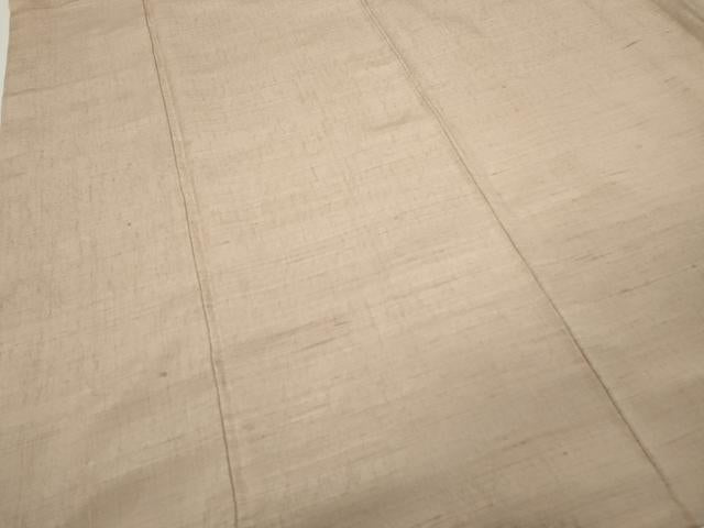 平和屋着物●上質な紬　色無地　洗柿色　高島屋扱い　正絹　逸品　CABG5261ut