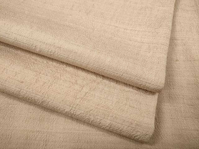 平和屋着物●上質な紬　色無地　洗柿色　高島屋扱い　正絹　逸品　CABG5261ut