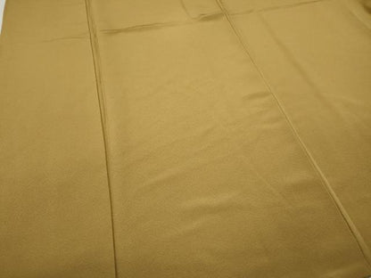平和屋着物●上質な色無地　飴色　正絹　逸品　CABG5266ut