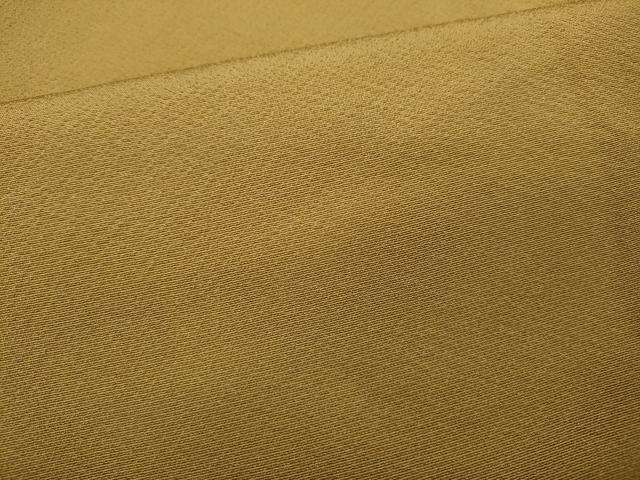 平和屋着物●上質な色無地　飴色　正絹　逸品　CABG5266ut