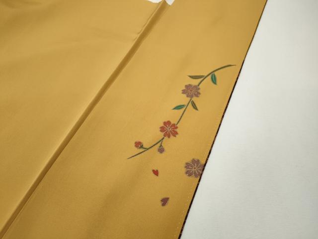 平和屋着物●訪問着　舞蝶草花文　暈し染め　金彩　正絹　逸品　未使用　CABG5270ut