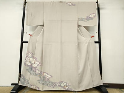 平和屋着物●訪問着　辻が花　絞り　正絹　逸品　CABG5276ut