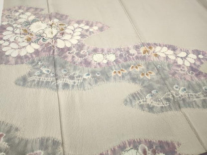 平和屋着物●訪問着　辻が花　絞り　正絹　逸品　CABG5276ut