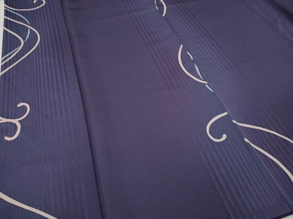 平和屋着物●上質な小紋　唐草文　暈し染め　正絹　逸品　CABG5279ut