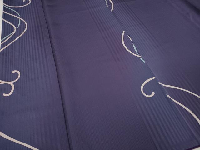 平和屋着物●上質な小紋　唐草文　暈し染め　正絹　逸品　CABG5279ut