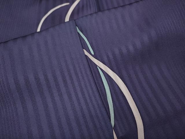 平和屋着物●上質な小紋　唐草文　暈し染め　正絹　逸品　CABG5279ut
