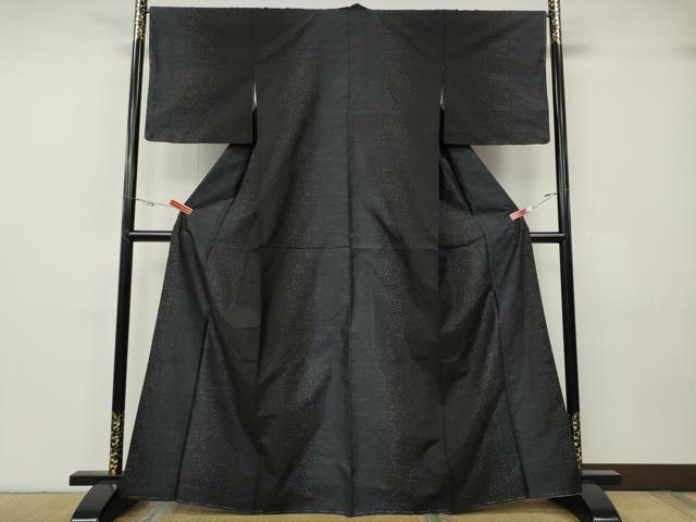 平和屋着物●本場大島紬　霞間道　正絹　逸品　未使用　CABG5280ut